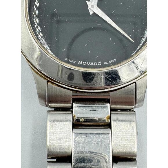 Movado Museum Junior Sport Circa 2000s | Stainless Steel | Swiss Made MCS Quartz - Picture 2 of 9